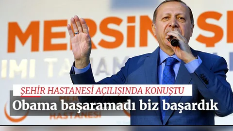 Erdoğan 'Hastanelere sağlam girip hasta çıkıyordunuz'