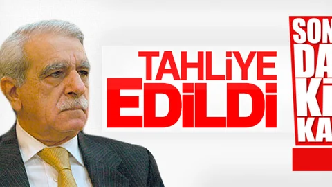 Ahmet Türk tahliye edildi