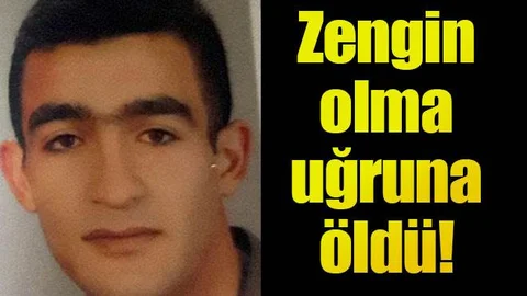 Define ararken toprak altında kalarak öldü