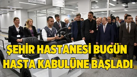 Mersin Şehir Hastanesi Bugün Hasta Kabulüne Başladı