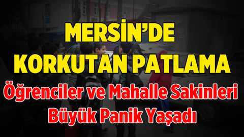 Mersin'de Elektrik Trafosu Bomba Gibi Patladı