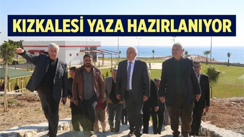 Kızkalesi Yaza Hazırlanıyor