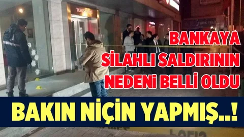 Mersin'de Bankaya Silahlı Saldırıda Bulunan Şahıs Teslim Oldu