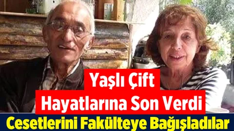 Yaşlı Çift İntihar Mektubu Yazıp Hayatlarına Son Verdi