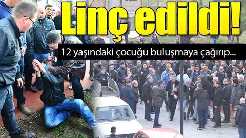 Linç edilmek istenen taciz şüphelisi tutuklandı