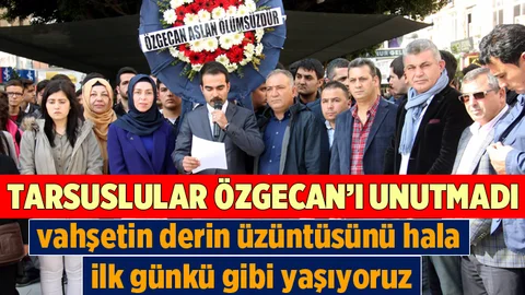 Özgecan Aslan Tarsus’ta Anıldı