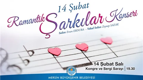 Mersin Büyükşehir’den 14 Şubat’a Özel Etkinlikler