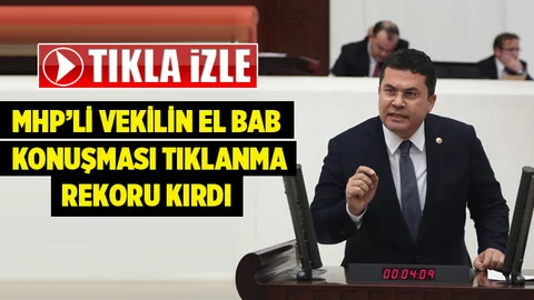 Meclis'te MHP'li vekille CHP'li vekilin El Bab tartışması