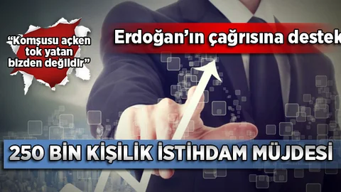 İstihdam seferberliğine 250 bin kişilik katkı!