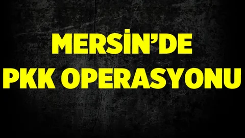 Tarsus'ta PKK Operasyonu