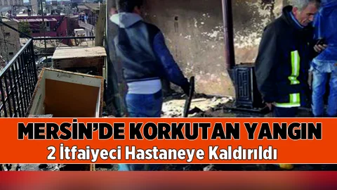 Mersin'de Korkutan Yangın