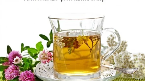 Bağırsaklara özel olarak anti parazit çayı herbal tea