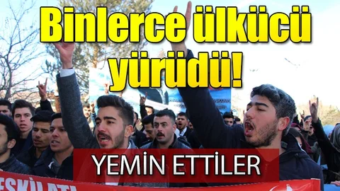 Ülkücüler Fırat Çakıroğlu için yürüdü
