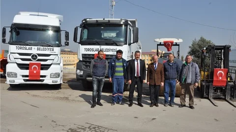 TOROSLAR BELEDİYESİ, ARAÇ FİLOSUNU GÜÇLENDİRDİ