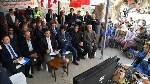 GÖZ GÖZE PROGRAMI İÇİN BAŞKAN KOCAMAZ  "GÜLNAR’DA"