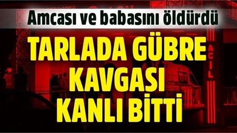 Amcası ve babasını öldürdü, kuzenini yaraladı