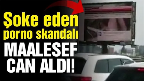 Porno skandalı can aldı!