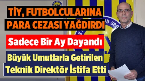 TİY Teknik Direktörü Rıza Tuyuran İstifa Etti