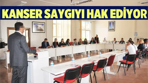 Dr. İbrahim Halil Karakan, Kanser saygıyı hak ediyor