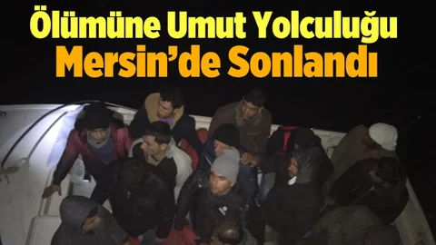 Mersin'de 18 Kaçak Göçmen Yakalandı