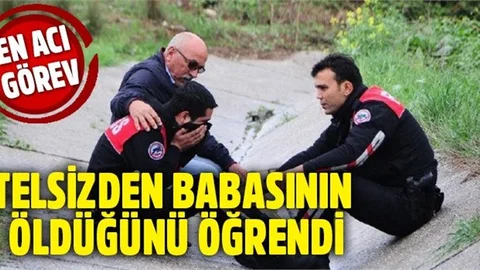 Polis telsizden duyup olay yerine gidince şok yaşadı