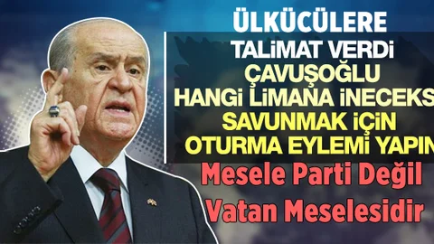 Devlet Bahçeli'den Avrupa'da oturma eylemi talimatı