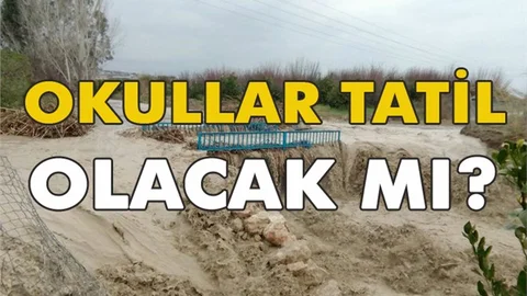Mersin'de 13 Mart 2017 Pazartesi Günü Okullar Tatil Olacak Mı?