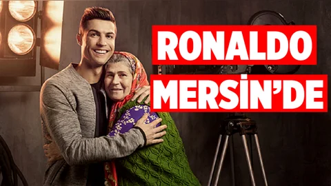 Cristiano Ronaldo ile Mersinli Ümmiye Koçak Aynı Reklam Filminde Oynadı