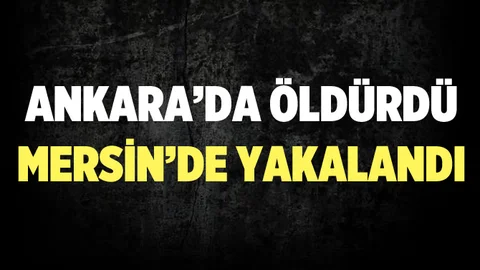 Ankara'da Amcasını Öldürdü, Mersin'de Yakalandı