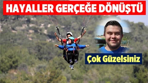 Down Sendromlu Gençler Gökyüzünde Buluştu