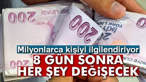 Milyonlarca kişiyi ilgilendiriyor! Yürürlüğe girecek...