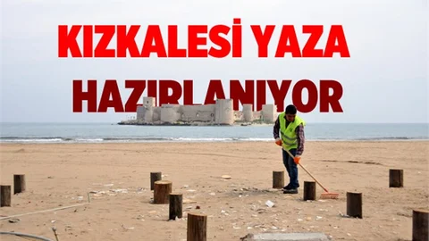 Kızkalesi Yaza Hazırlanıyor