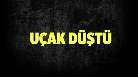 Samsun da Uçak Düştü