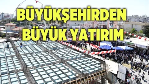 Büyükşehirden Bozyazı'ya Dev Yatırım