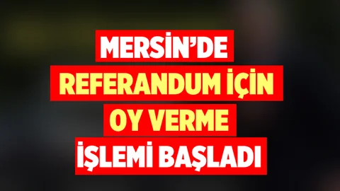 Taşucu Deniz Limanı Gümrük Kapısı'nda Oy Verme İşlemi Başladı