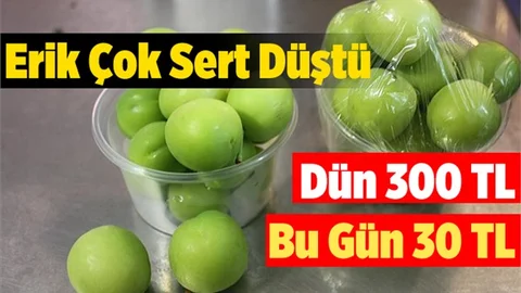 Eriğin Fiyatı Çok Düştü