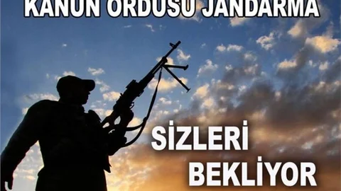 Jandarma Sözleşmeli Uzman Erbaş Alımı, Başvurular 20 Mart - 21 Nisan 2017