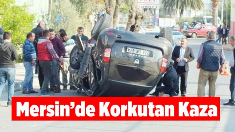 Mersin'de Trafik Kazası: 4 Yaralı