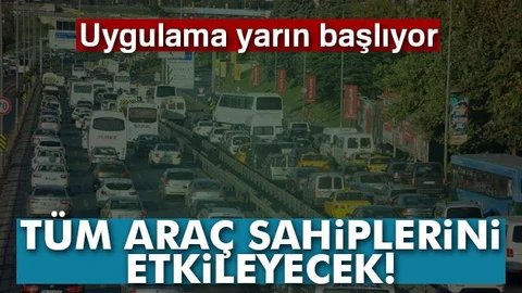 Zorunlu Trafik Sigortası Tavan Uygulaması Yarın Başlıyor