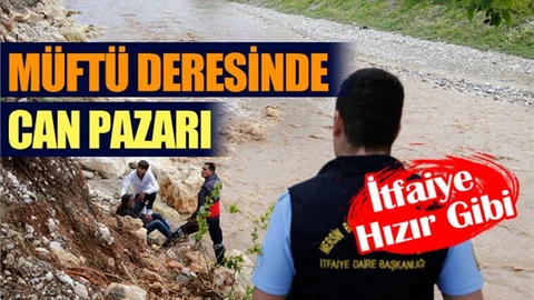 Mersin'de Derede Sürüklenen Vatandaş Son Anda Kurtarıldı