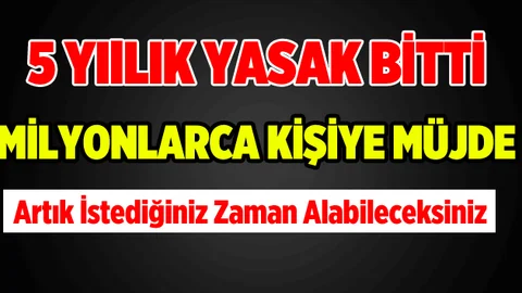 5 yıllık yasak bitti, artık o belgeler 'e-devlet'ten alınıyor