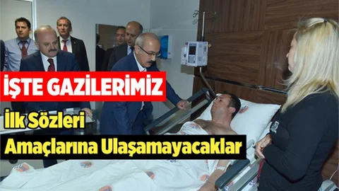 Kalkınma Bakanı Lütfi Elvan, Yaralı Polisleri Ziyaret Etti