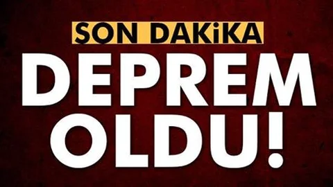 Konya'da 3.9 büyüklüğünde deprem