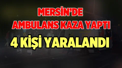Ambulans ile Otomobil Çarpıştı: 4 Yaralı