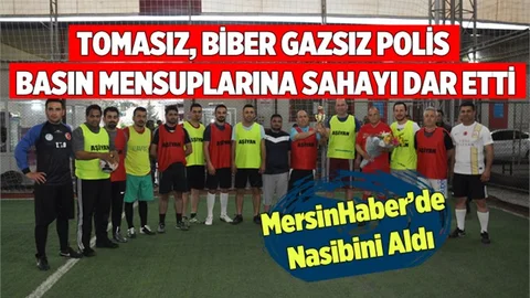 Emniyet ve Basın Mensupları Sahada Karşı Karşıya Geldi