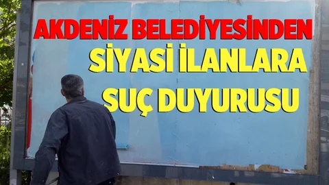 Reklam Panolarına Yapıştırılan İzinsiz İlanlara Suç Duyurusu