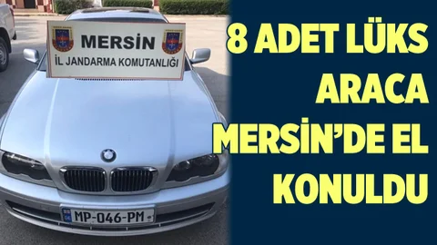 Mersin'de Gümrük Kaçağı Araçlara El Konuldu