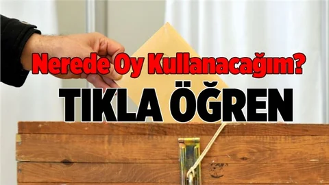 YSK seçmen sorgulama! (Nerede oy kullanacağım)