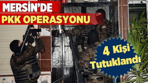 Tarsus'ta Terör Örgütü PKK Operasyon