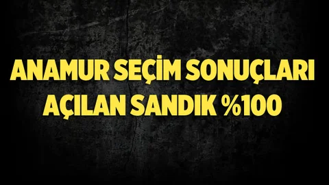 Anamur Referandum Sonuçları 2017, Evet Hayır Oy Oranları